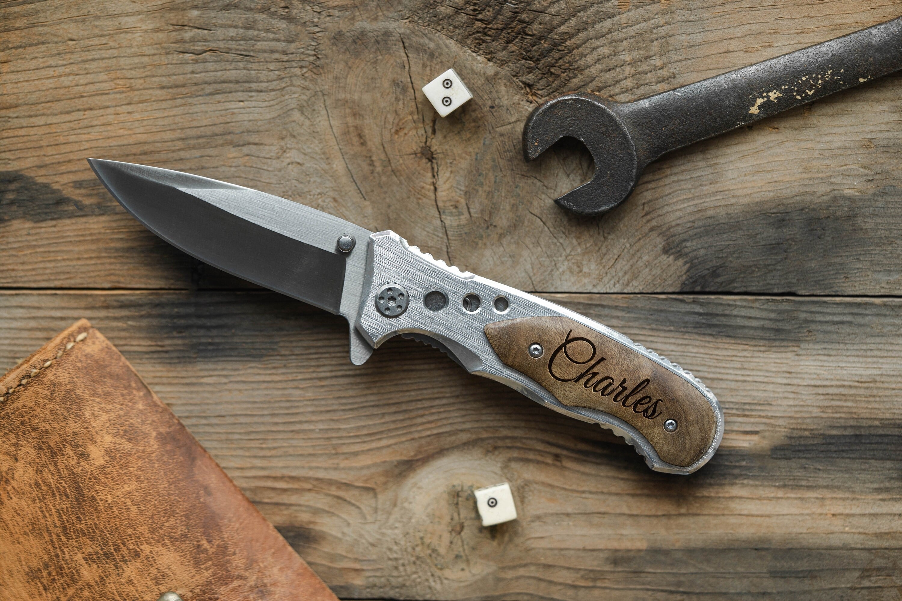 Personalized Gift Knife, Groomsmen Gift Knife, Personalized Pocket Knife, Custom Pocket Knife, Engraved Knife, Custom Folding Knife