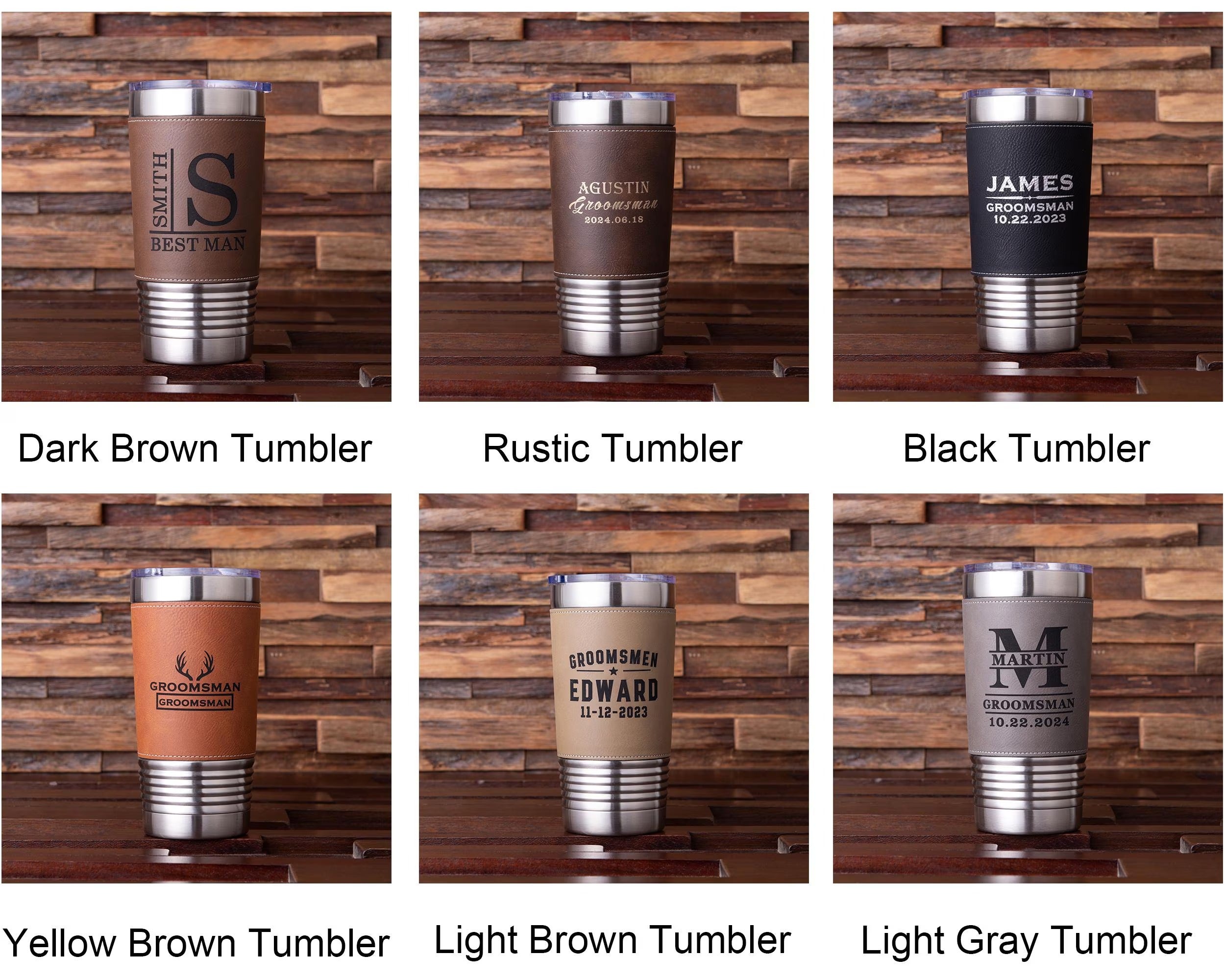Groomsmen Gifts Personalized Tumbler for Men, Groomsman Gift Best Man Gift, Bachelor Gifts, Gift for Him, Groomsmen Tumblers 20oz