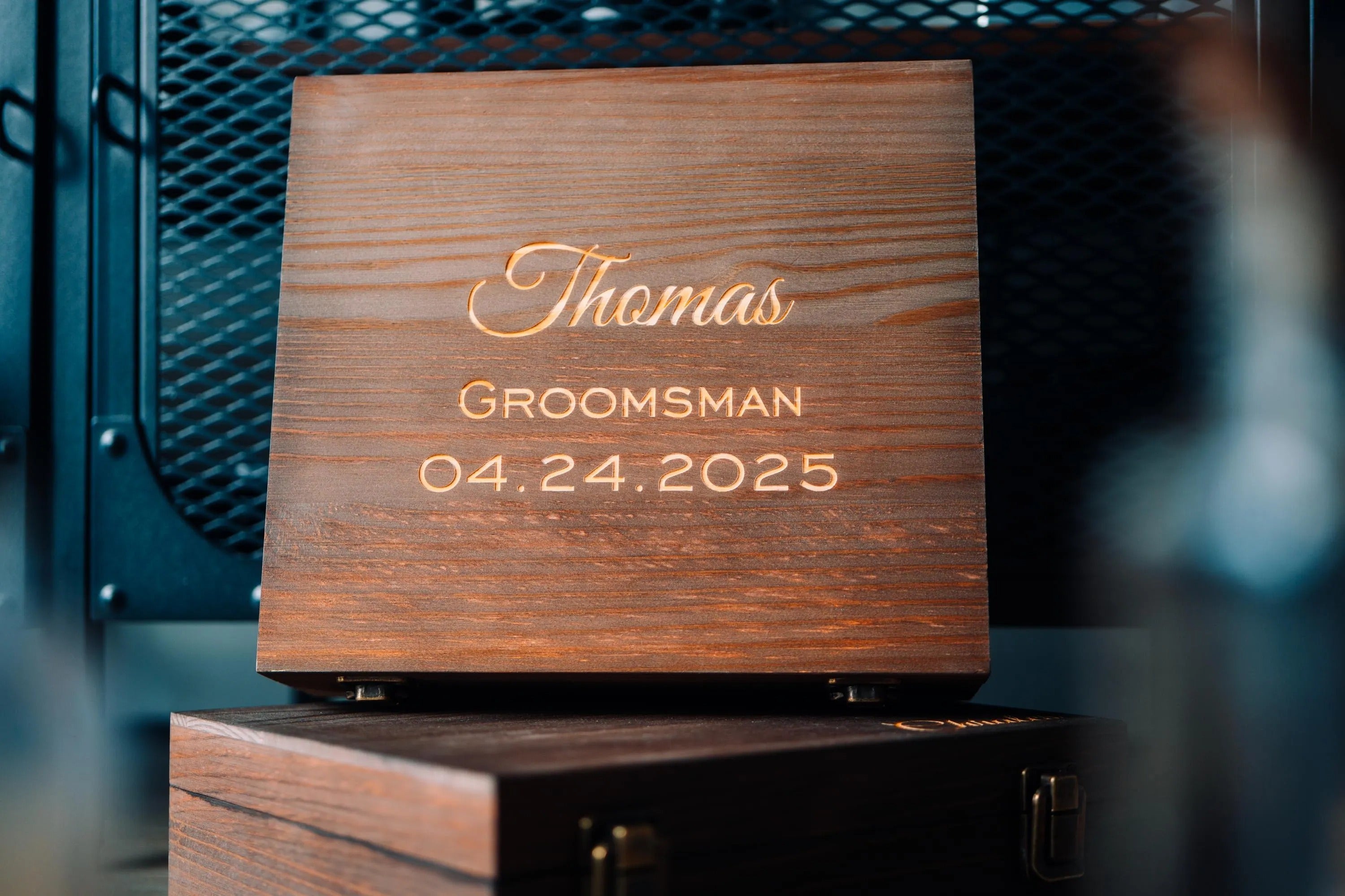 Personalized Groomsmen Gift Box: Engraved Flask, Knife & More