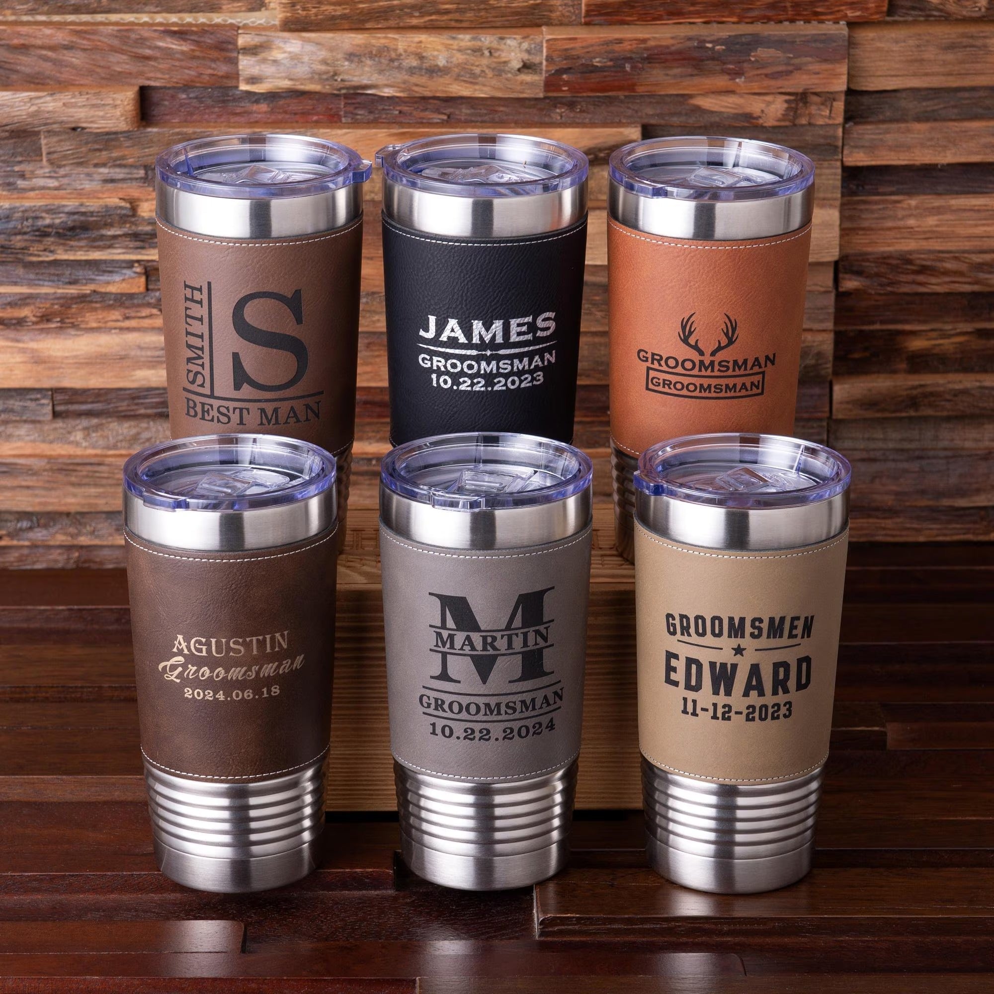 Groomsmen Gifts Personalized Tumbler for Men, Groomsman Gift Best Man Gift, Bachelor Gifts, Gift for Him, Groomsmen Tumblers 20oz