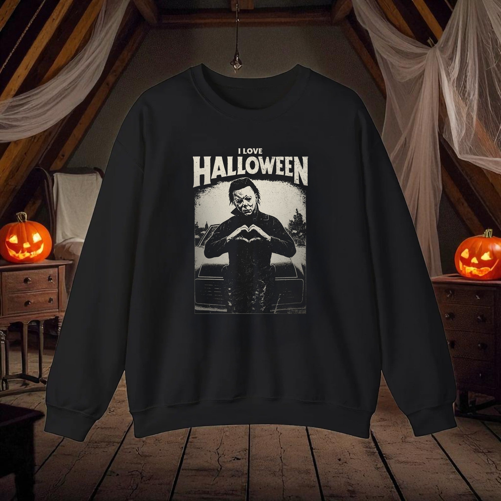 I Love Halloween Heavy Cotton T-Shirt