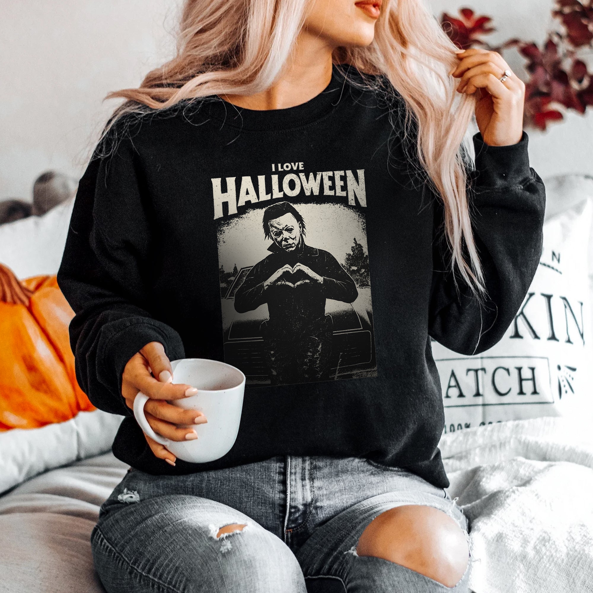 I Love Halloween Heavy Cotton T-Shirt